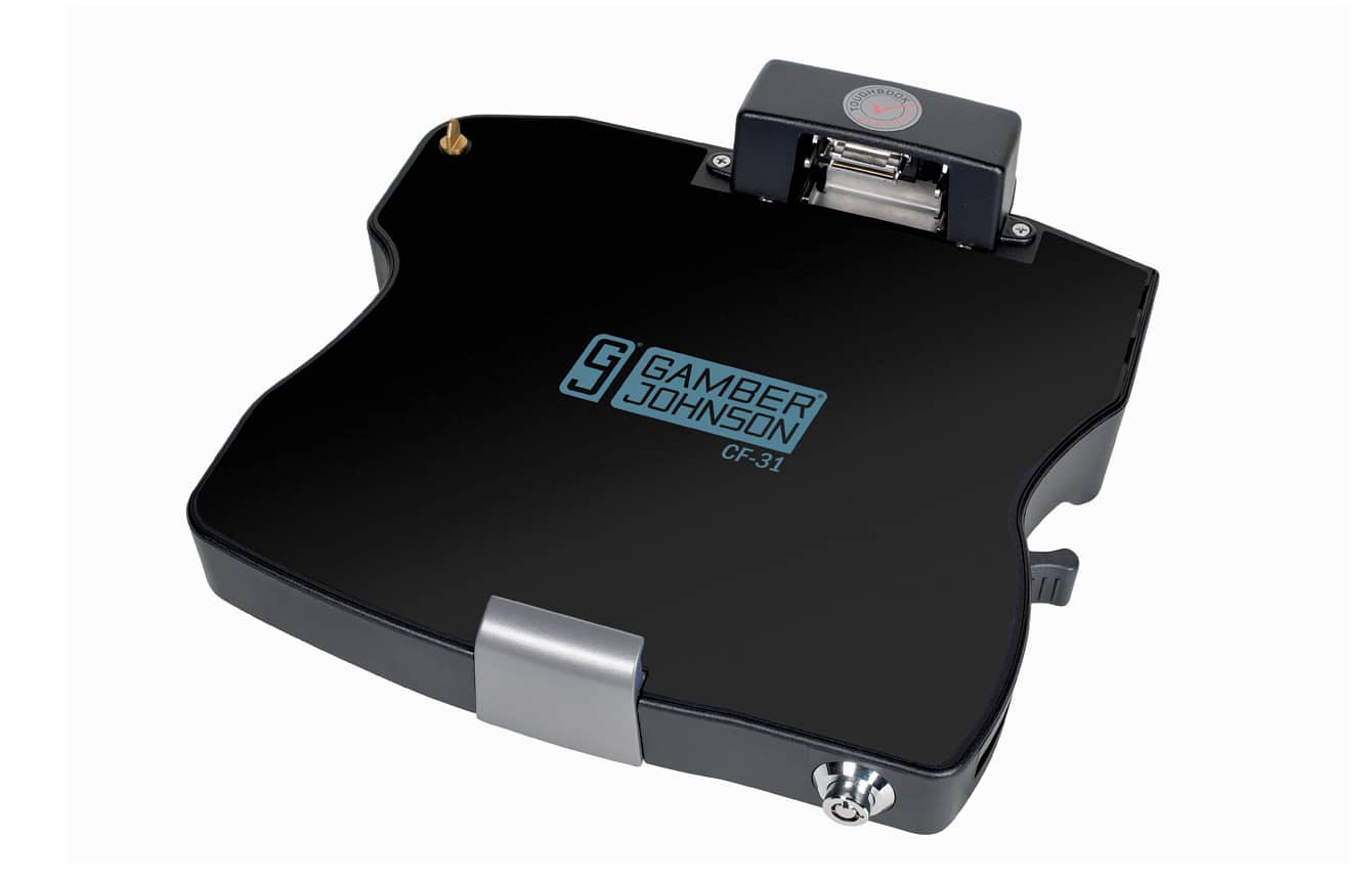 Gamber Johnson Panasonic Toughbook 30/31 Docking Station with Integrated Power Supply, Single RF, Automatic Lock 7160-0318-11