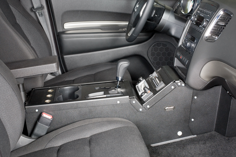 Gamber Johnson Dodge Durango SSV (2012-2013) - Console Box with Internal Cup holder and Armrest 7160-0445 - Image 2