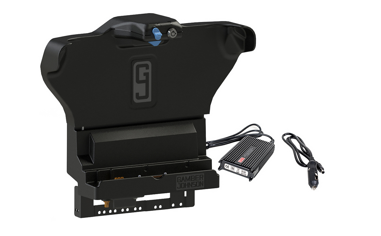 Gamber Johnson Kit: Getac F110 Docking Station with Lind 90W Auto Power Supply (Triple RF) 7170-0670-03