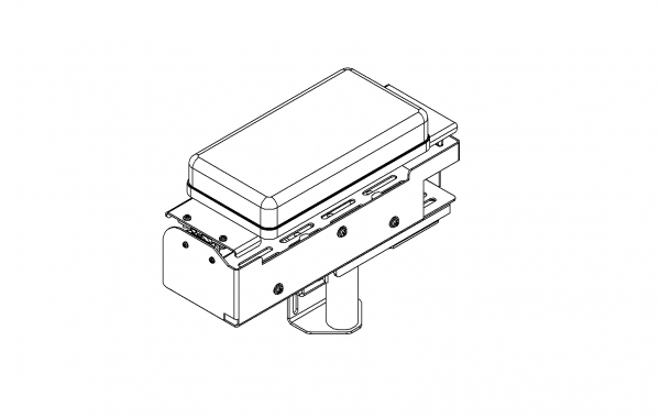 Havis Printek Interceptor 800 Arm Rest Printer Bracket C-ARPB-137