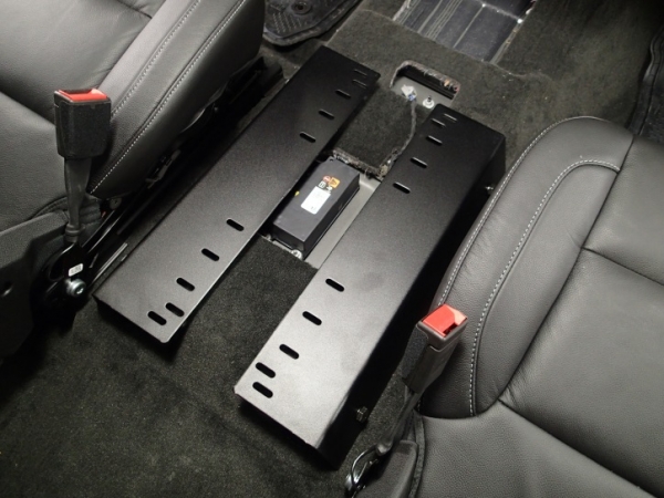 thumbnail image 2 of Workman HUM-1 Universal CB Radio Hump Mount – Adjustable Floor Bracket For Ham Radios 2 of 6