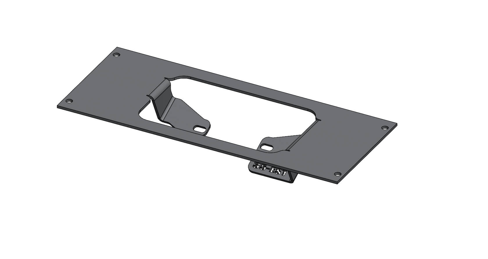 Havis 3.5″ Equipment Bracket for E-Seek M210 Card Reader (C-EB35-ES1-1P) - Image 2