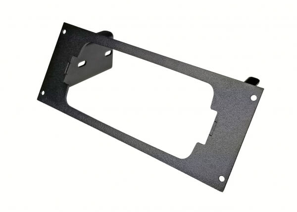 Havis Angled 1-Piece Equipment Mounting Bracket, 3.5″ Mounting Space, Fits Relm KNG Series C-EB35-KNG-1P-A