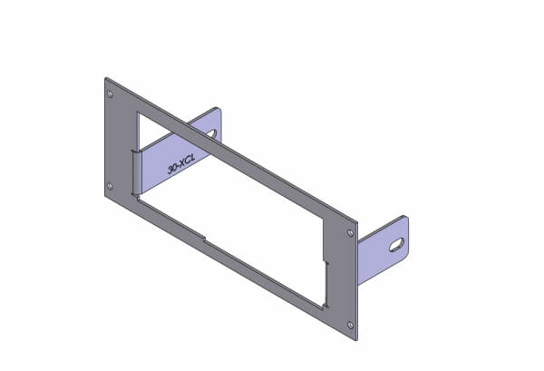 Havis 1-Piece Equipment Mounting Bracket, 3.5″ Mounting Space, Fits Code 3 Public Safety Equipment XCEL (C-EB35-XCL-1P) - Image 4