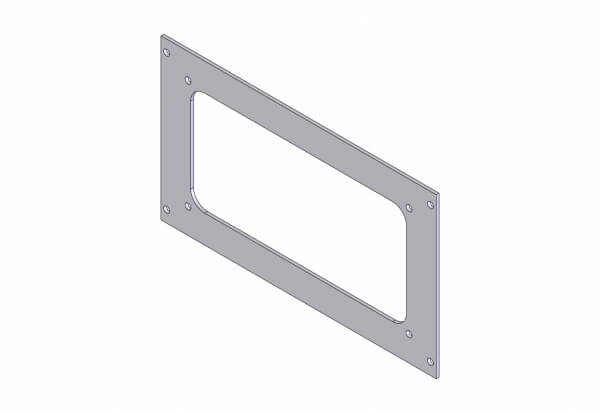 Havis 1-Piece Equipment Mounting Bracket, 5″ Mounting Space, Fits Star Signal Unistar LCS800-F, LCS850-F (C-EB50-LCS-1P) - Image 4