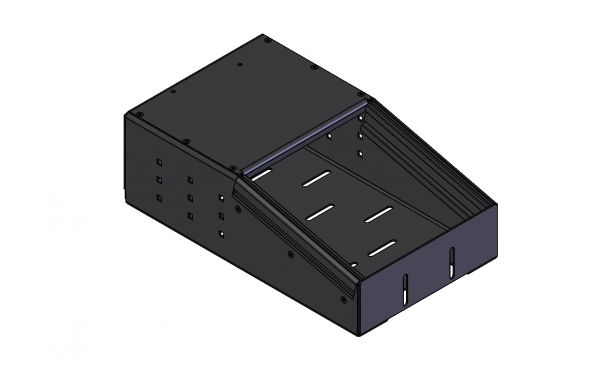 Havis 8" Enclosed 14 degree Angled SM Series Console C-SM-814