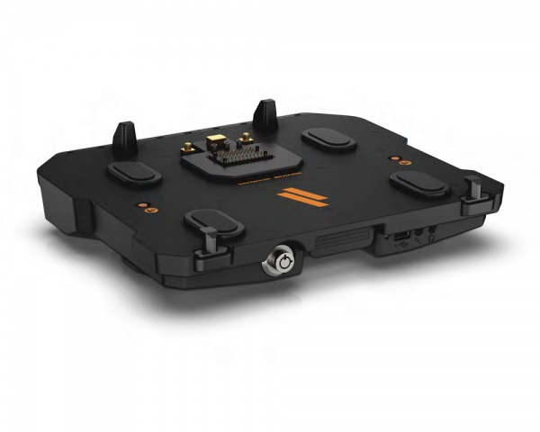 Havis Docking Station containing Internal Power Supply with Triple Pass-through Antenna for Dell's Latitude 14 Rugged and Latitude 12 & 14 Rugged Extreme Notebooks (Advanced port replication) DS-DELL-404-3