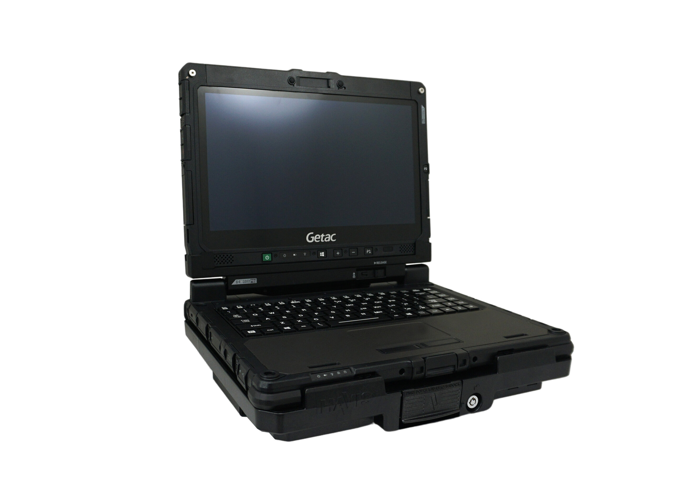 Havis Package – Cradle For Getac K120 Convertible Laptop With Triple Pass-Thru Antenna Connections, External Power Supply & Screen Support PKG-DS-GTC-1009-3 - Image 3