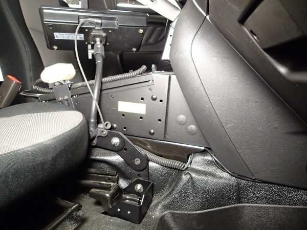 Havis Flex Arm Package including Flex Arm and Mount for 2013-2019 Ford Interceptor Sedan PKG-FAM-105