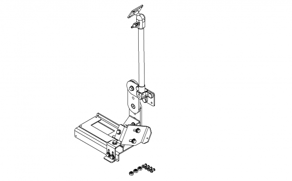 Havis Flex Arm Package for 2014-2017 Silverado / Sierra 1500 Pickup, 2015-2017 Silverado / Sierra 2500 and 3500 Pickup, 2015-2017 Retail Suburban / Retail Yukon XL and Tahoe Police Pursuit Vehicle (PPV) 9C1 (2WD and 4WD) PKG-FAM-113