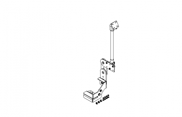 Havis Flex Arm Package including Flex Arm and Mount for 2017 F-250, 350, 450 Pickup and F-450 and 550 Cab Chassis & 2015-2017 Ford F-150 PKG-FAM-114