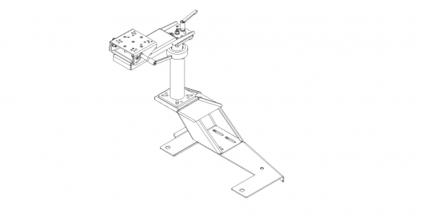 Havis 2013-2019 Ford Escape and 2014-2018 Ford C-Max Hybrid Standard Passenger Side Mount PKG-PSM-162
