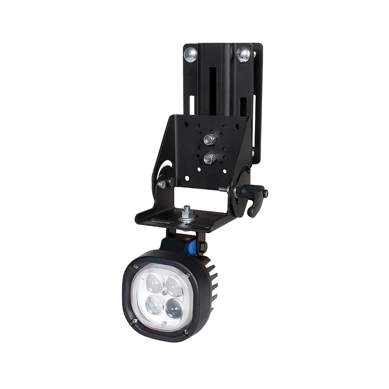 Gamber Johnson Forklift Mount: Single Light Bracket with Clam Shell and TYRI BluePoint Safety Light 7170-0505 - Image 3