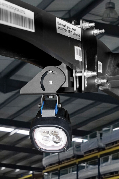 Gamber Johnson Forklift Mount: Single Light Bracket with Clam Shell and TYRI BluePoint Safety Light 7170-0505 - Image 4