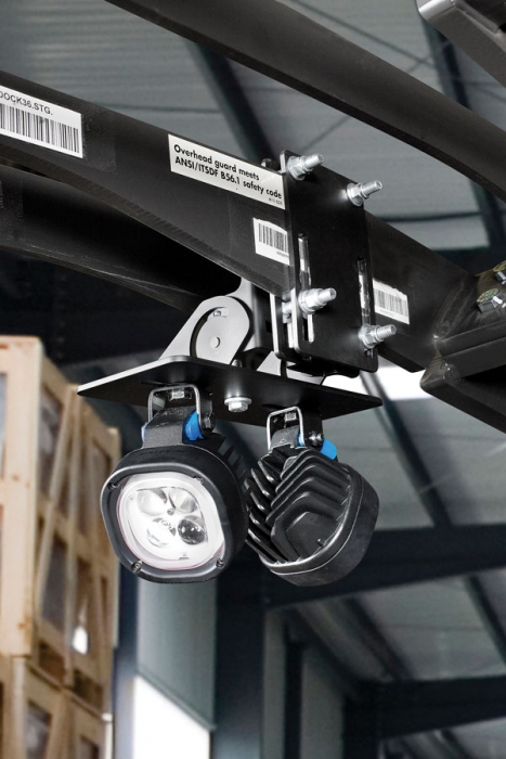 Gamber Johnson Dual Light Bracket with Clam Shell and Two TYRI BluePoint Safety Lights 7170-0506 - Image 3