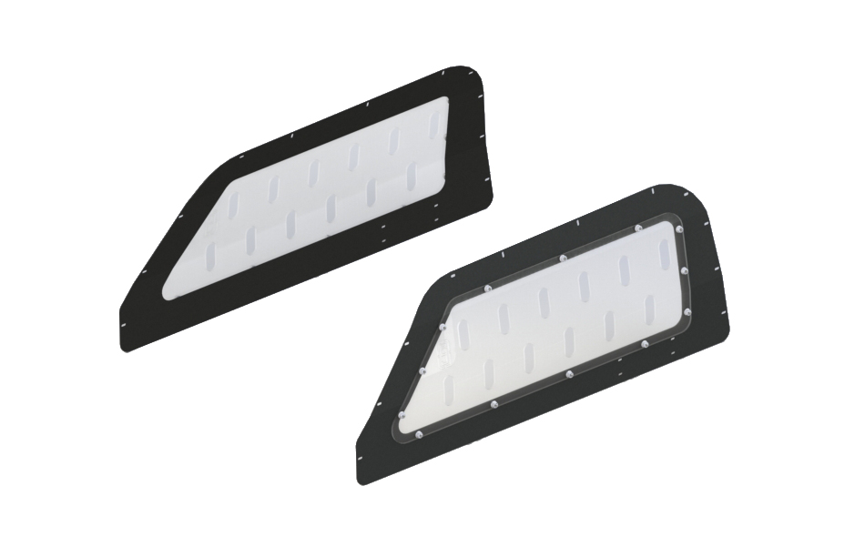 Gamber-Johnson 2020+ Ford Police Interceptor® Utility Poly Window Guards (7160-1712)