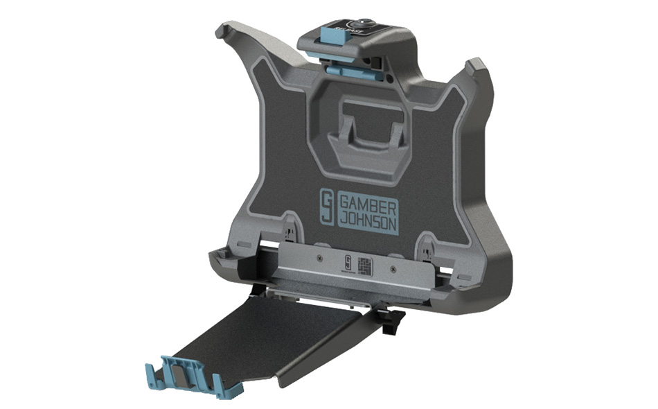 Gamber-Johnson Dell Latitude 7230 Rugged Extreme Tablet Keyboard Vehicle Cradle (No electronics) - NO RF (7160-1811)