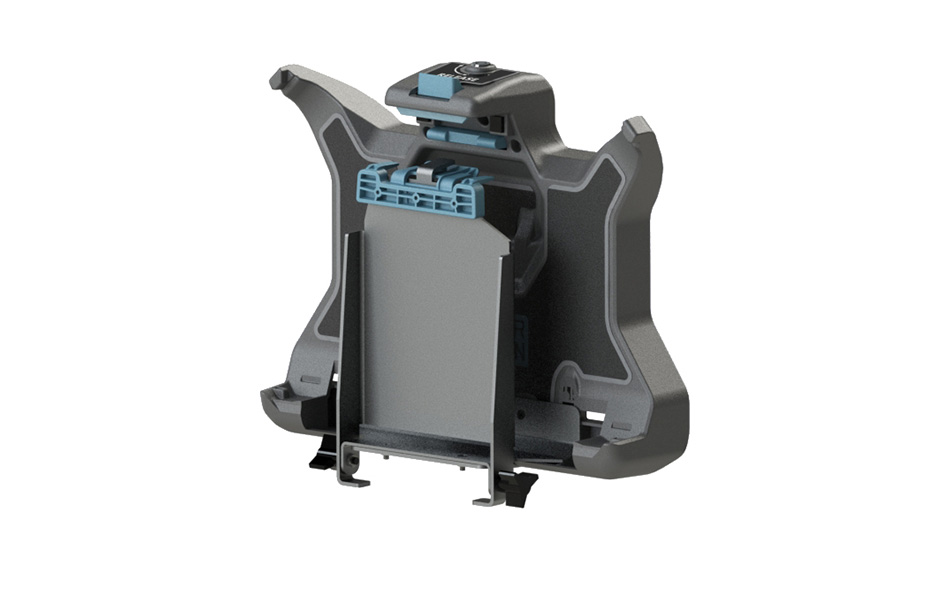 Gamber-Johnson Dell Latitude 7230 Rugged Extreme Tablet Keyboard Vehicle Cradle (No electronics) - NO RF (7160-1811) - Image 2