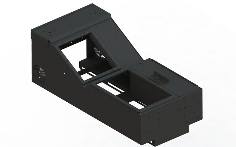 Gamber-Johnson Universal Wide Body Console Box with Locking Storage Pocket (7160-1819-00)