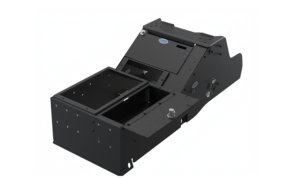 Gamber-Johnson 2019+ Chevrolet Silverado Wide Body Console Box with Internal Printer Mount (7160-1896-01)