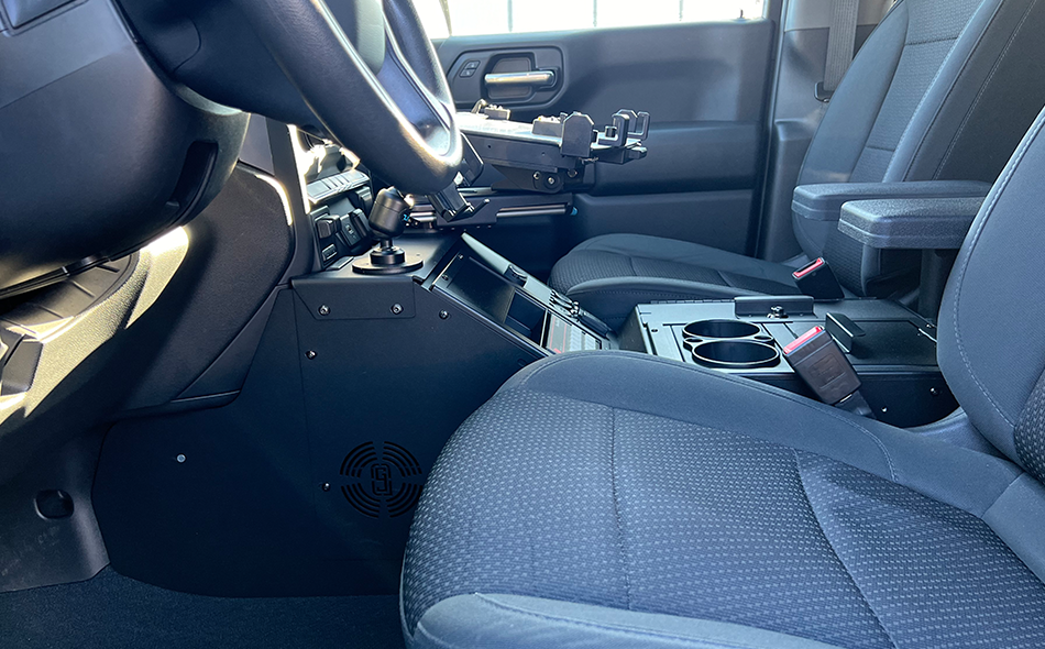 Gamber-Johnson 2019+ Chevrolet Silverado Wide Body Console Box with Internal Printer Mount (7160-1896-01) - Image 5
