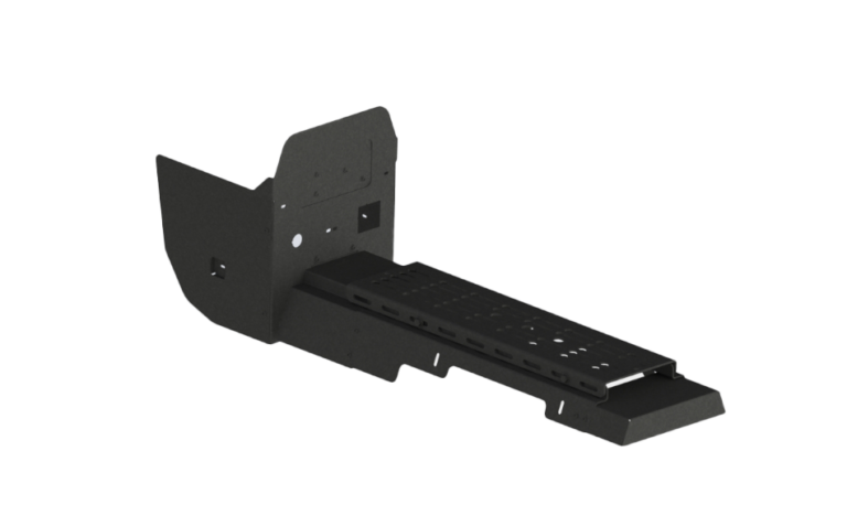 Gamber-Johnson 2024+ Chevy Silverado EV Leg Kit with Top Plate & Metal Trim Wiring Cover (7160-1905)