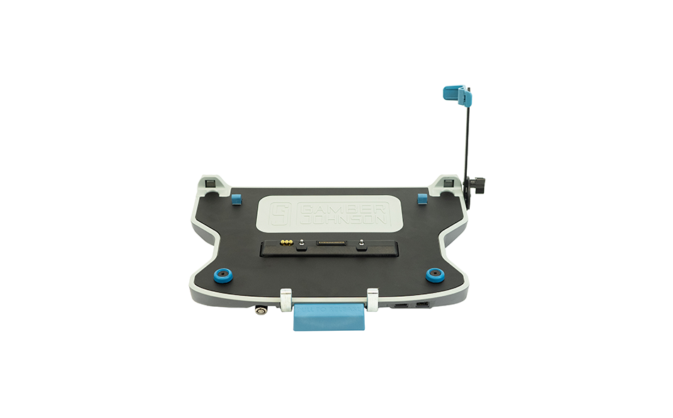 Gamber-Johnson Getac S510 Laptop Docking Station (TRI RF) w/ 120W Bare Wire Auto Power Adapter (7170-1110-03) - Image 2