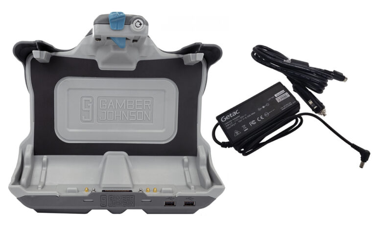 Gamber-Johnson Getac UX10 Tablet Docking Station with 120W Auto Power Adapter (TRI RF-SMA) (7170-0996)