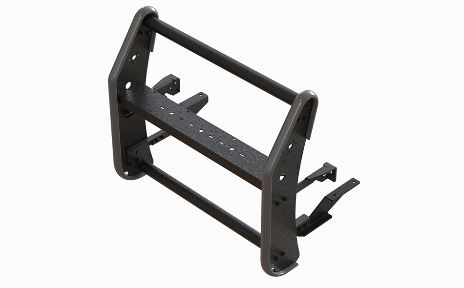 Gamber-Johnson 2021+ Dodge Durango Push Bumper - Steel with Standard Bar (7170-0820-01)