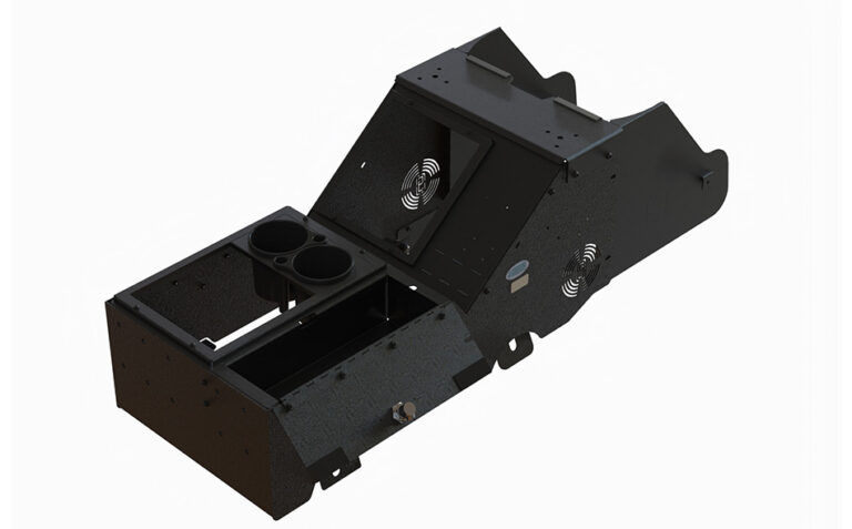 Gamber-Johnson 2021-2024 Chevrolet Tahoe Wide Body Console Kit with Cup Holder (7170-0848-10)