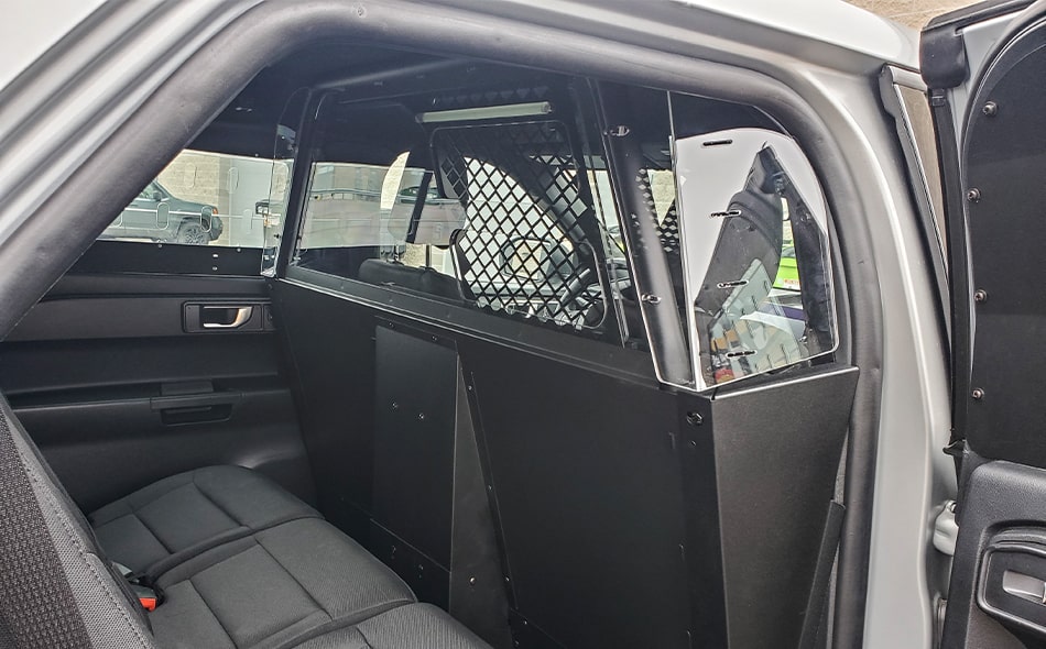 Gamber-Johnson 2020+ Ford Police Interceptor® Utility Passenger Partition- Large Mesh Window (7170-0974) - Image 2