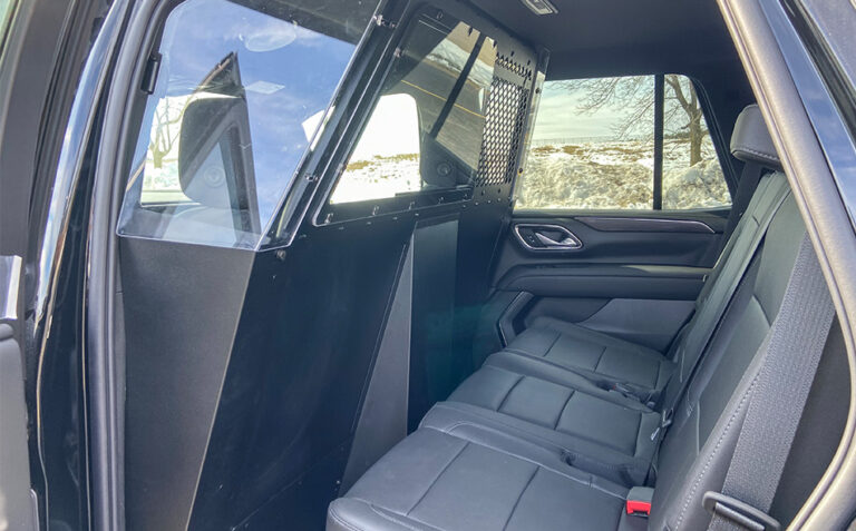Gamber-Johnson 2021+ Chevrolet Tahoe Passenger Partition- Large Mesh Window (7170-0975)
