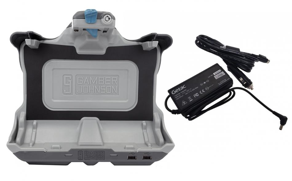 Gamber-Johnson Getac UX10 Tablet Cradle with 120W Auto Power Adapter (NO RF) (7170-0997)