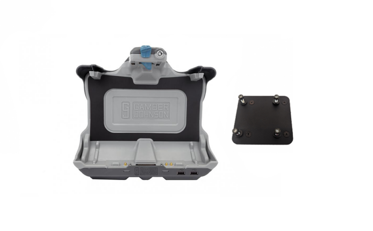Gamber-Johnson GETAC UX10 NON-RF DOCK w/ 75MM HOLE TO STUD ADAPTER KIT (7170-1070-00)