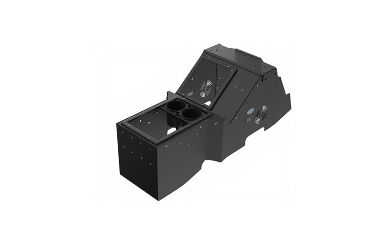 Gamber-Johnson 2021+ Ford F-150 Wide-To-Narrow Console Box with Cup Holder (7170-1077-00)