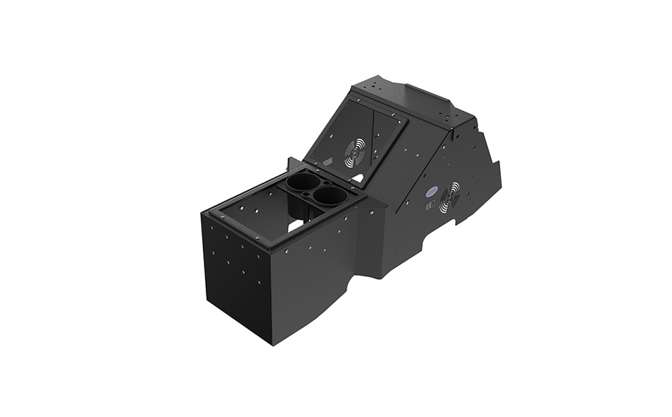 Gamber-Johnson 2021+ Ford F-150 Wide-To-Narrow Console Box with Cup Holder (7170-1077-00)