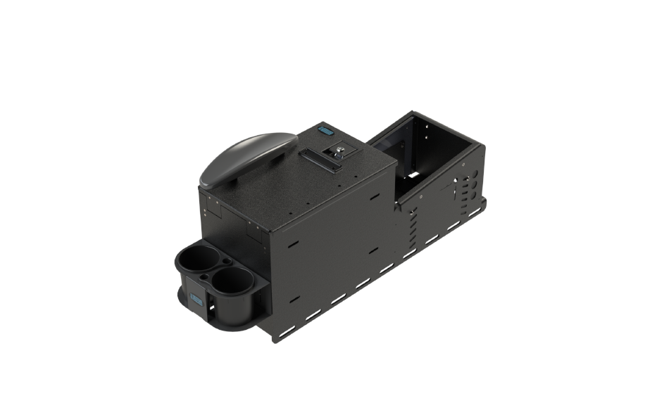 Gamber-Johnson KIT - WORKSTATION BOX, FILE BOX WITH 13" EPIC BOX, ARMREST, EXTERNAL CUPHOLDER, AND TOP PLATE (7170-1111-02)
