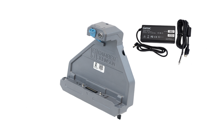 Gamber-Johnson Getac ZX80 Tablet Docking Station (NO RF) with 120W Bare Wire Auto Power Adapter (7170-1126-00)