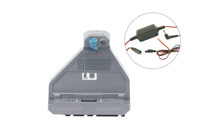 Gamber-Johnson Getac ZX80 Tablet Docking Station (NO RF) with 65W Bare Wire Power Adapter (7170-1136-00)