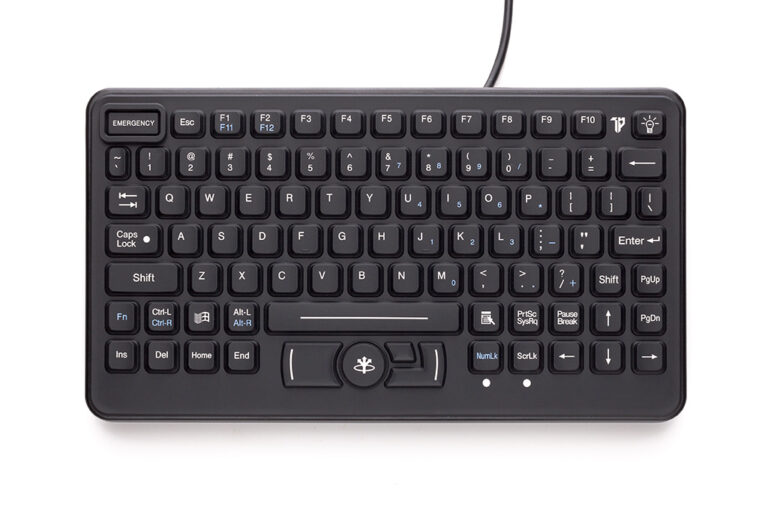 Gamber-Johnson iKey Industrial Keyboard with Emergency Key (7300-0035)