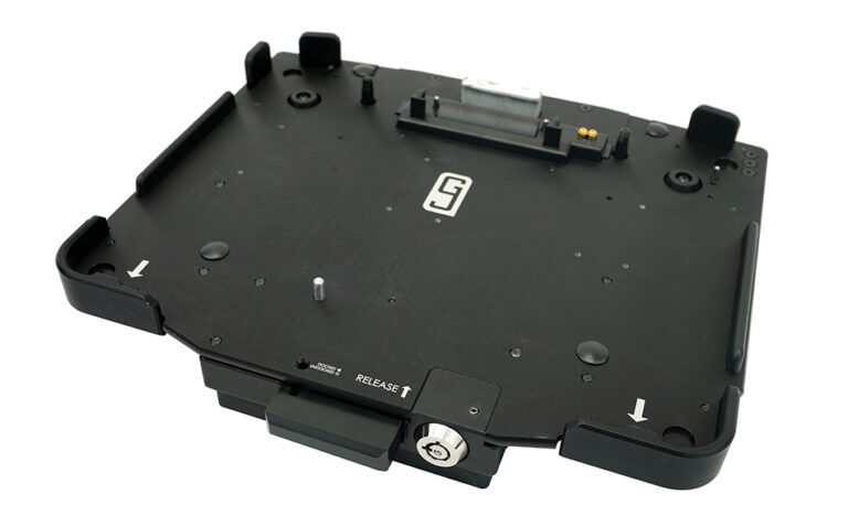 Gamber-Johnson TrimLine™ Panasonic TOUGHBOOK® CF-20 Laptop Vehicle Docking Station, Lite Port, Dual RF - TNC with LIND Power Adapter (7300-0597-12)