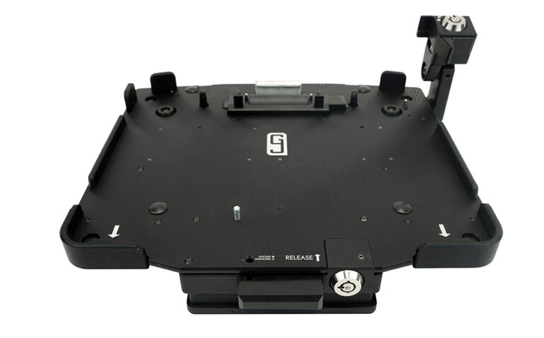 Gamber-Johnson TrimLine™ Panasonic TOUGHBOOK® 20 Laptop Vehicle Docking Station, Lite Port, No RF with Screen Arm Lock (7300-0597-20)