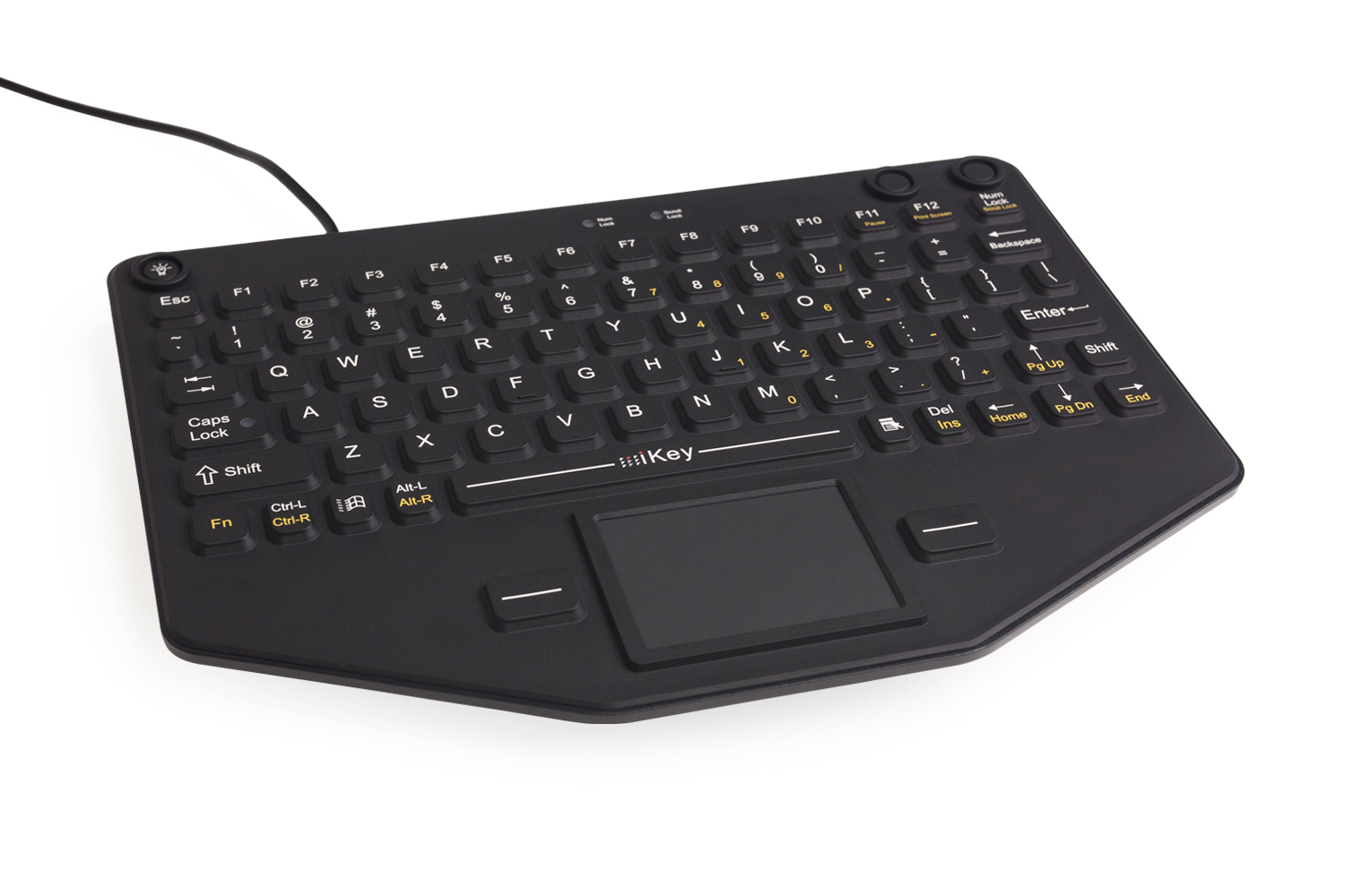 Gamber-Johnson iKey Compact Mobile Keyboard with Touchpad (7300-0332) - Image 2