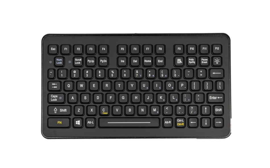 Gamber-Johnson iKey Small-Footprint Industrial Keyboard (DP-88) (7300-0497)