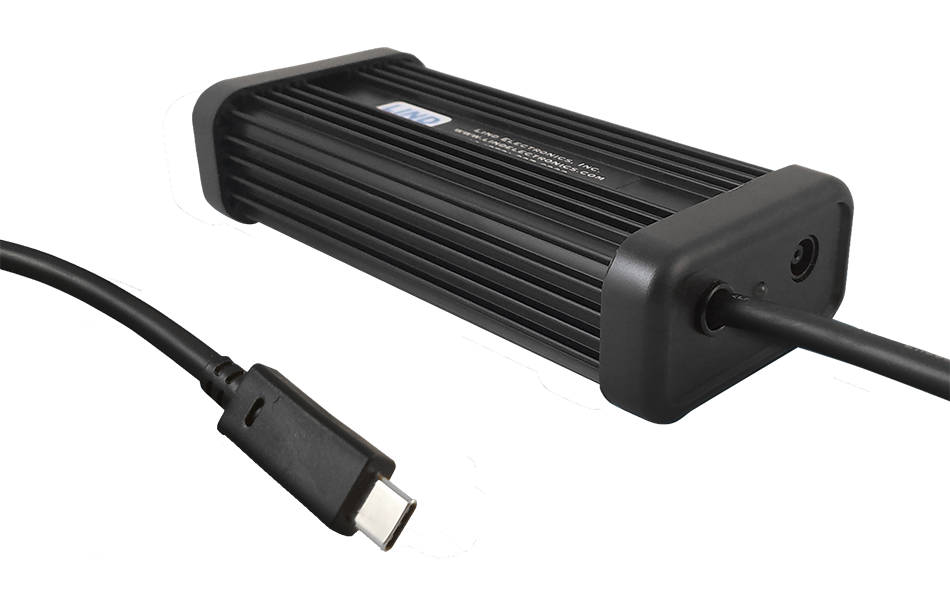 Gamber-Johnson Lind USB-C 11-16V Auto Power Adapter with Cigarette Plug Input (7300-0593)
