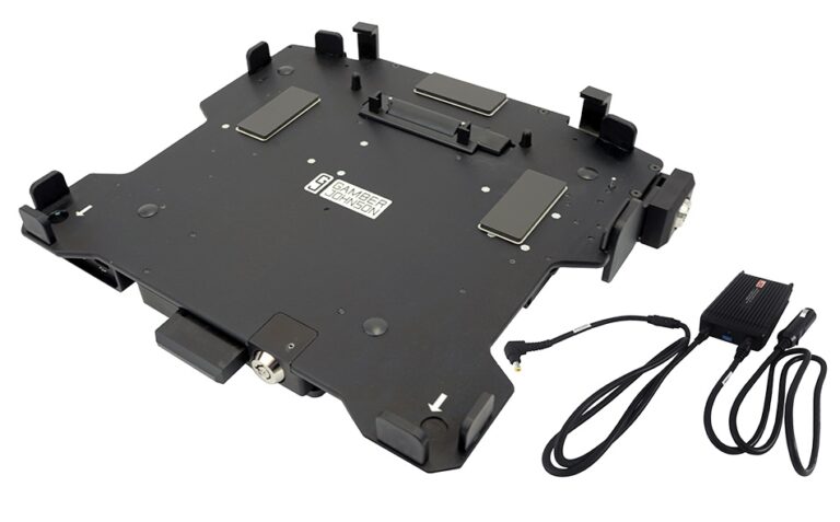 Gamber-Johnson Panasonic TOUGHBOOK® 33 TrimLine™ Laptop Docking Station, Lite Port, NO RF with LIND Auto Power Adapter (7300-0596-10)