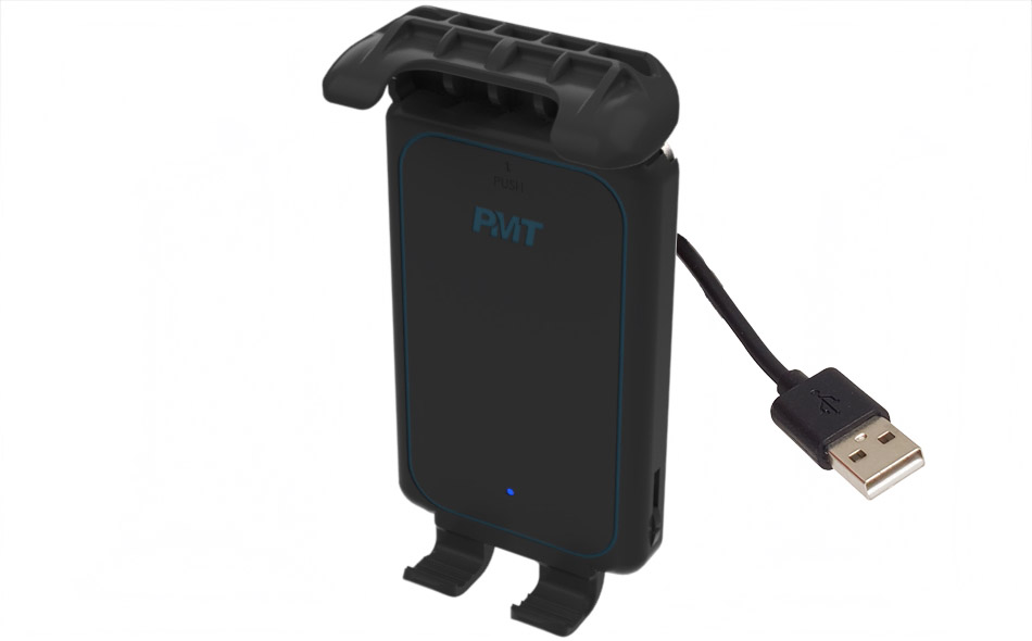Gamber-Johnson XL Wireless Charging Phone Cradle with USB plug (7300-0759-00)