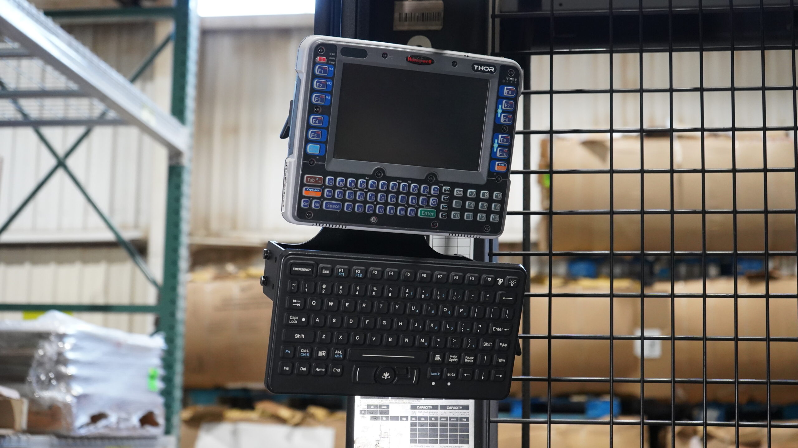 Gamber-Johnson Vertical Tablet Keyboard Mount - Tall Backplate (7160-1257-01) - Image 3
