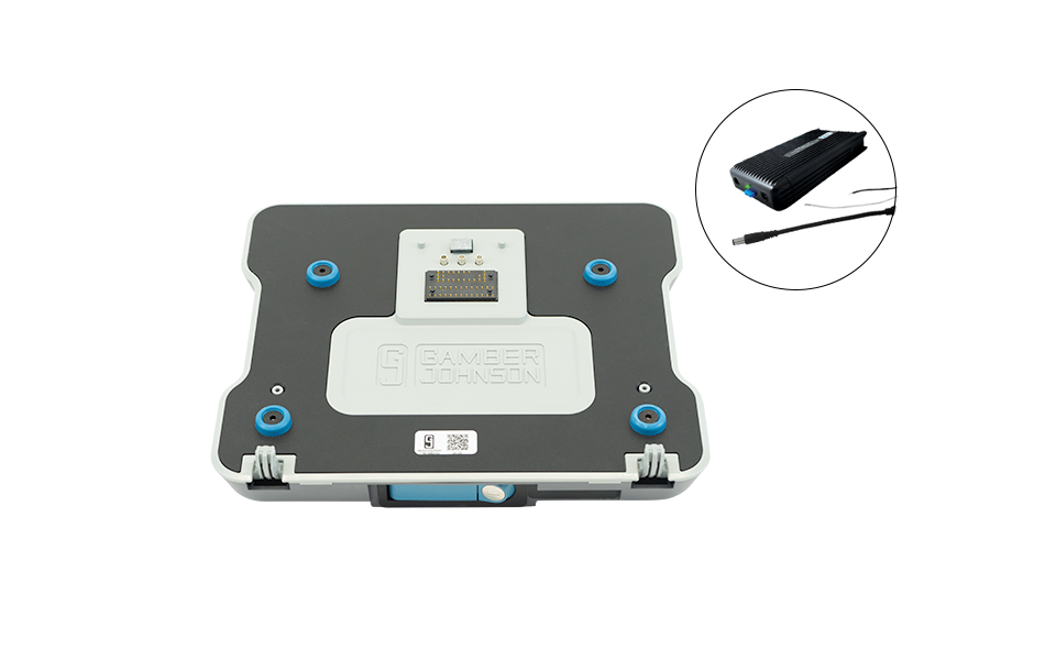 Gamber-Johnson Dell Rugged Laptop Docking Station; TRI RF; Full Port Replication with LIND 120W Auto Power Adapter (7170-1090-13)
