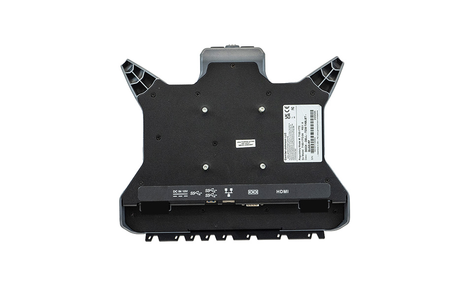 Gamber-Johnson Dell Latitude 7230 Rugged Extreme Tablet Vehicle Docking Station; Full Port - NO RF (7160-1772-10) - Image 2